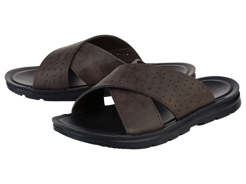 Livergy® Pánské pantofle (hnědá, 42)