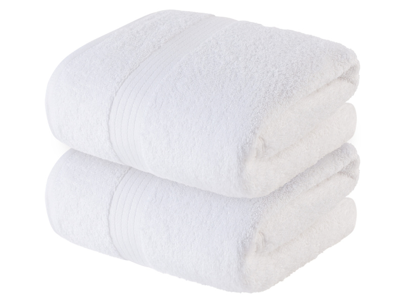Livarno home Froté ručník, 50 x 100 cm, 500 g/m2, 2 kusy (bílá)