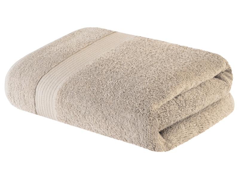 Livarno home Froté osuška, 70 x 140 cm, 500 g/m2 (béžová)
