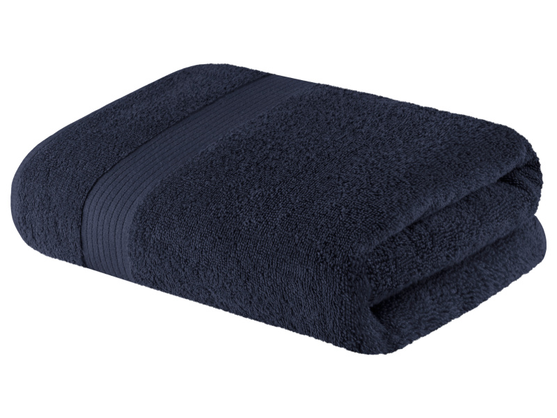 Livarno home Froté osuška, 70 x 140 cm, 500 g/m2 (navy modrá)