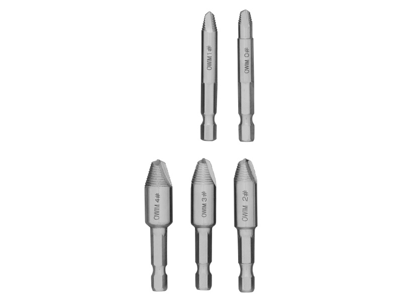 Parkside® Vrtáky pro vrtání závěsů / Sada děrovacích pil / HSS vytahovák šroubů / Držák bitů / Flexibilní hřídel (Hss vytahovák šroubů)