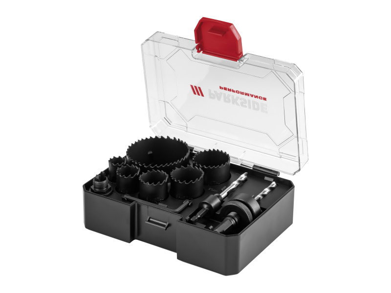 Parkside Performance® Sada bimetalových děrovacích pil, 11dílná