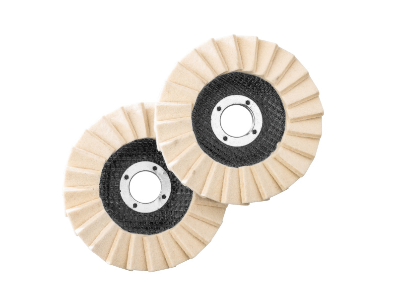 Parkside® Sada brusných kotoučů Pwszsp 1, Ø 115 mm (lešticí kotouč z plsti, 2dílná sada)