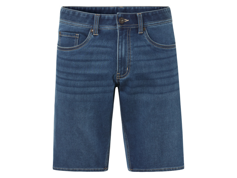 Livergy® Pánské džínové bermudy „Sweat Denim“ (modrá, 56)
