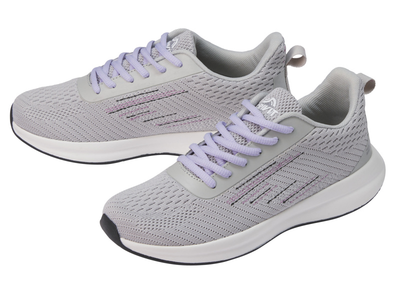 Crivit Dámská sportovní obuv z aktivně prodyšné pleteniny (šedá, 40)