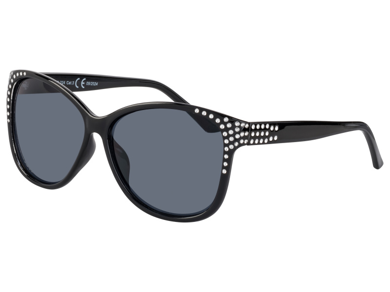 Auriol® Dámské / Pánské sluneční brýle (SP-224/černá/stříbrná)