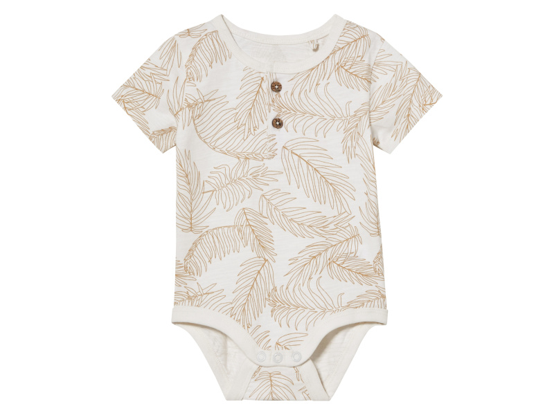 lupilu® Chlapecké body s BIO bavlnou (listy/bílá, 86/92)