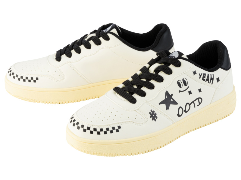 Dámská / Pánská obuv "Sneaker" Lidl (bílá/černá, 38)
