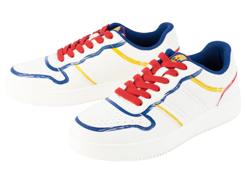 Dámská / Pánská obuv "Sneaker" Lidl (bílá/barevná, 38)