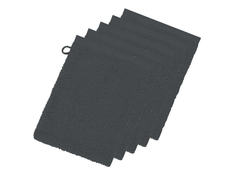 Livarno home Froté žínka, 5 kusů (antracitová)