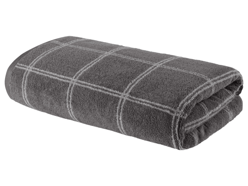 Livarno home Froté osuška, 70 x 140 cm, 500 g/m2 (šedá)