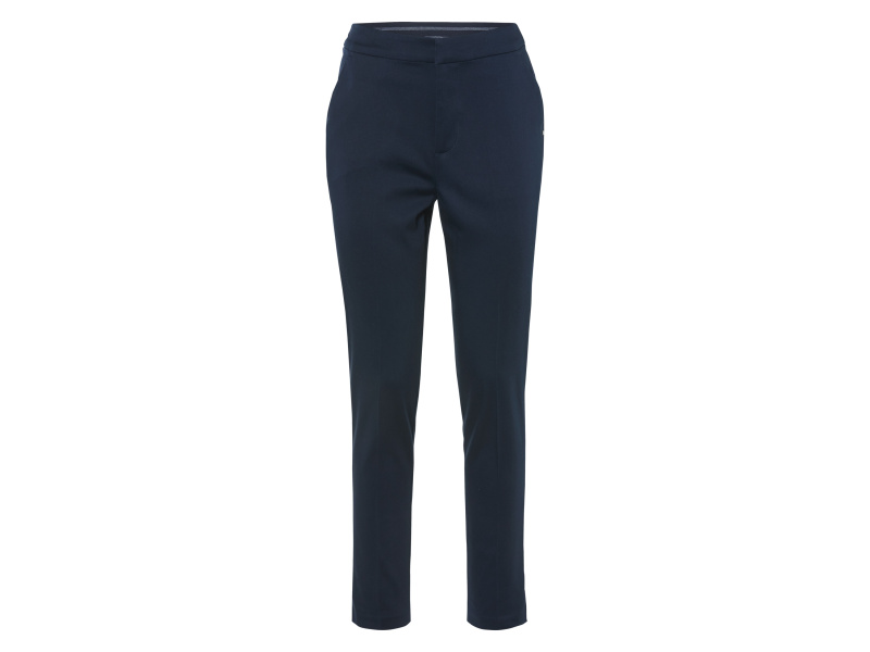 esmara® Dámské slacks kalhoty (navy modrá, 34 (pravidelná délka))