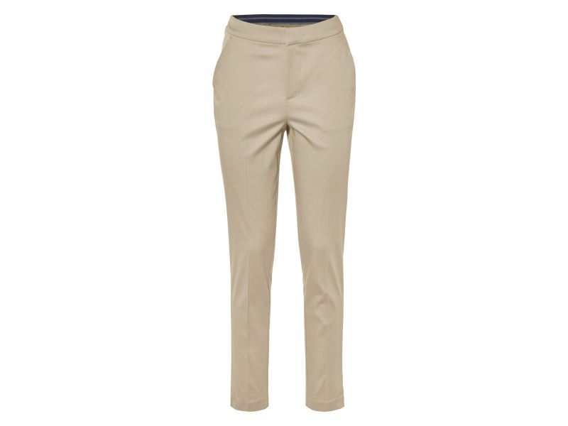 esmara® Dámské slacks kalhoty (béžová, 42 (pravidelná délka))