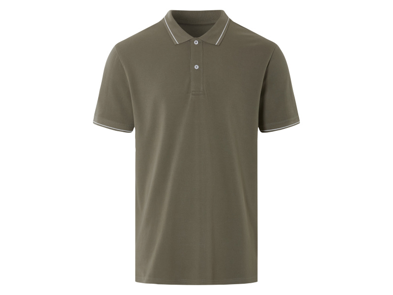 Livergy® Pánské polotriko "Regular Fit" (olivová, M (48/50))