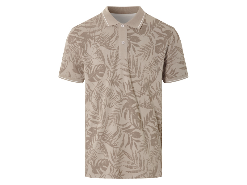 Livergy® Pánské polotriko "Regular Fit" (bílá/zelená, M (48/50))