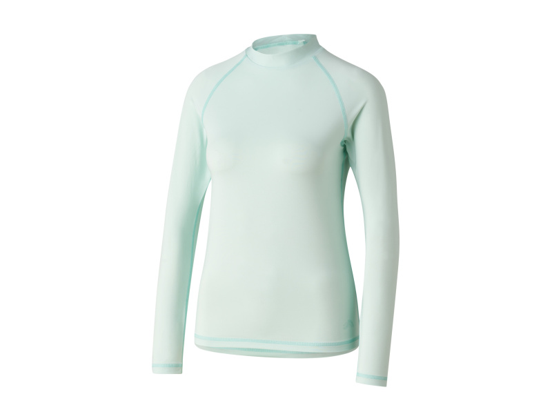 Crivit Dámské koupací triko s dlouhými rukávy UV 50+ (tyrkysová, S(36/38))