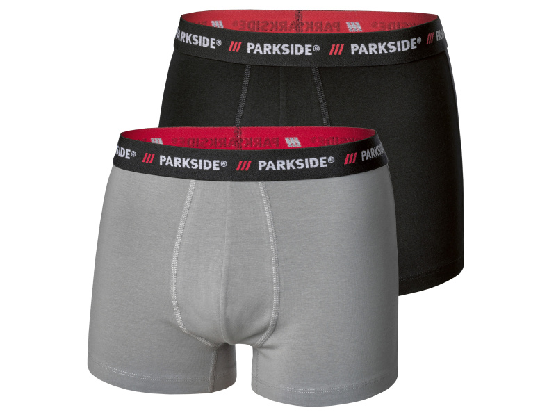 Parkside® Pánské boxerky, 2 kusy (černá/šedá, 8/Xxl)