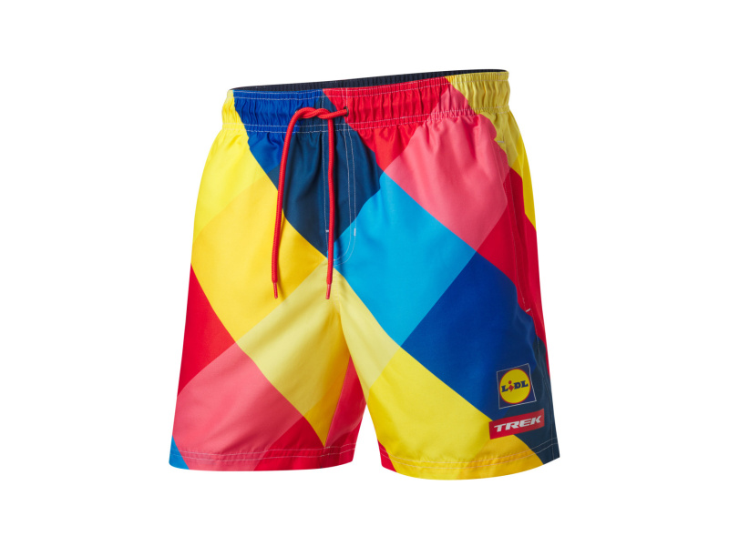 Crivit Pánské koupací kraťasy Lidl-Trek (modrá/žlutá/červená, XL (56/58))