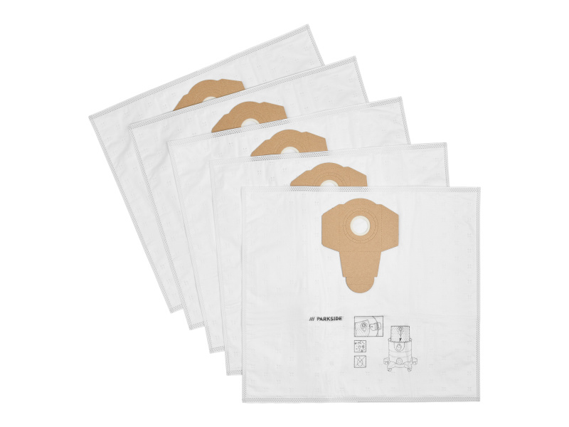 Parkside® Filtrační sáčky PFT 20 A1 / Filtrační sáčky z netkané textilie Pvft 20 A1 (filtrační sáčky z netkané textilie Pvft 20)