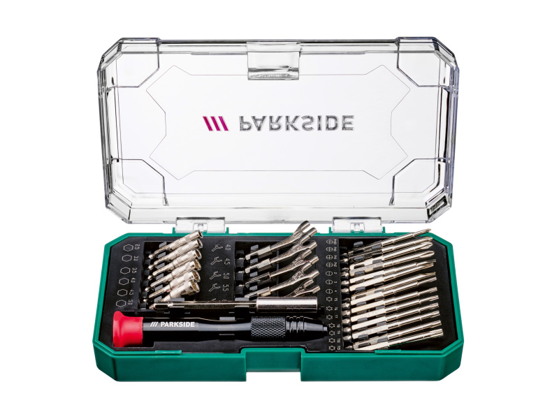 Parkside® Sada přesných nástrojů a nástrčných klíčů (sada přesných nástrčných hlavic a klíčů)