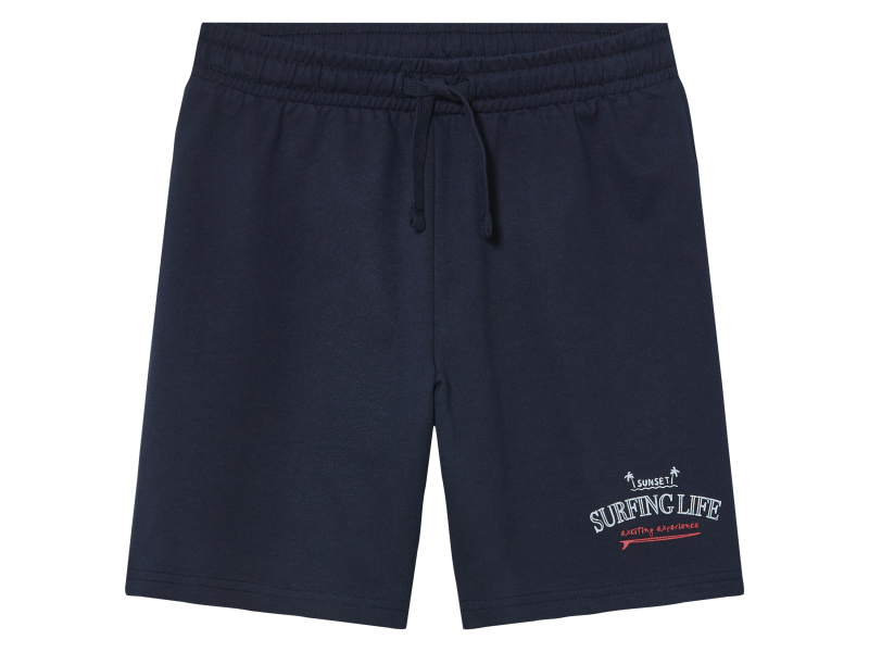 pepperts!® Chlapecké teplákové kraťasy (navy modrá, 134/140)