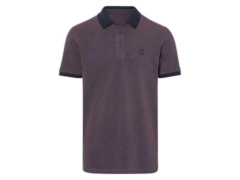 Livergy® Pánské polotriko (bordó, XXL (60/62))