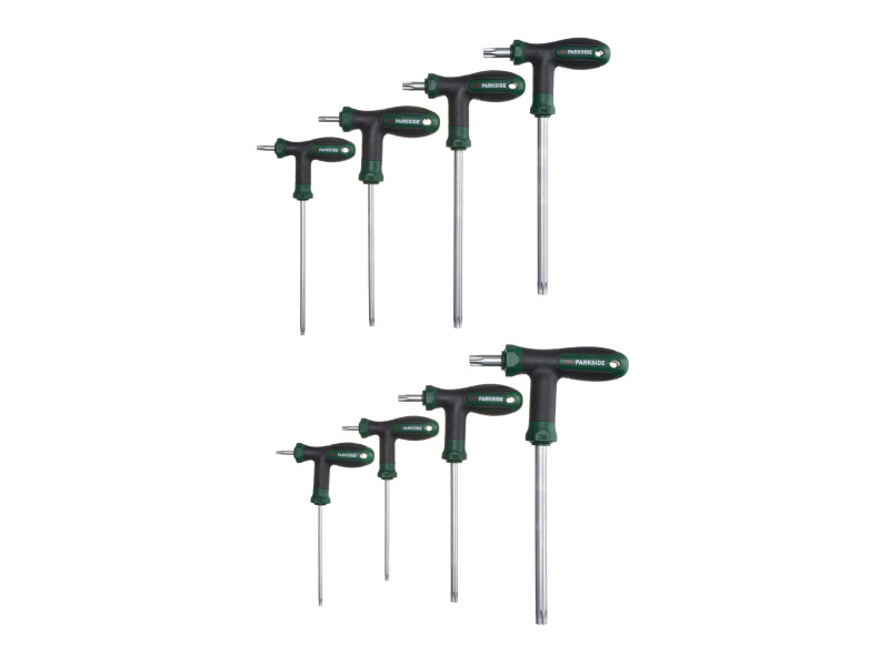 Parkside® Sada inbusových / hvězdicových klíčů Psss 8 B1, 8dílná (hvězdicové klíče TX)