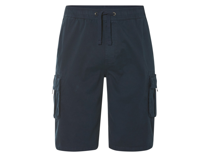 Livergy® Pánské kraťasy, s vysokým podílem bavlny (navy modrá, 48)