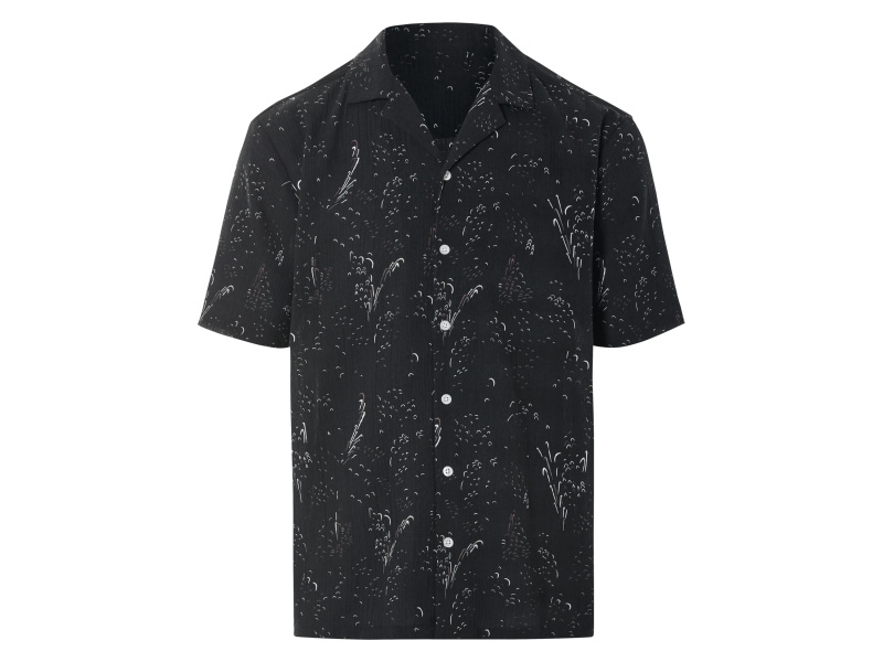 Livergy® Pánská volnočasová košile (černá, M (39/40))