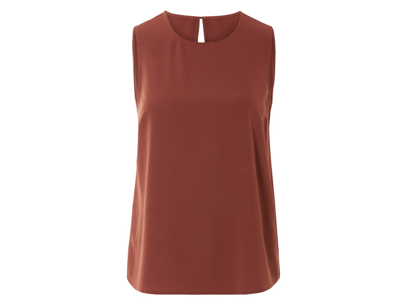 esmara® Dámský blůzový top (hnědá, 40)