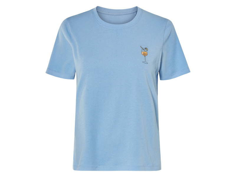 esmara® Dámské triko, z čisté bavlny (světle modrá, M(40/42))