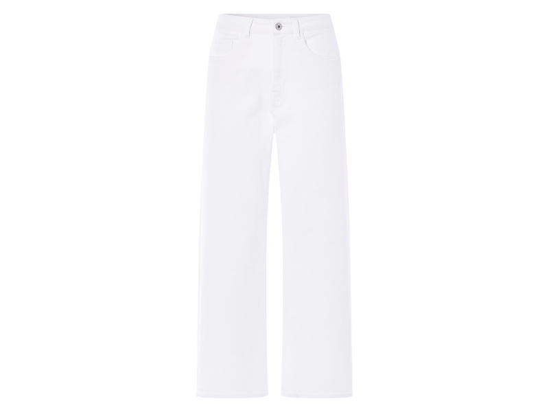 esmara® Dámské džíny "Wide Leg" (bílá, 42)