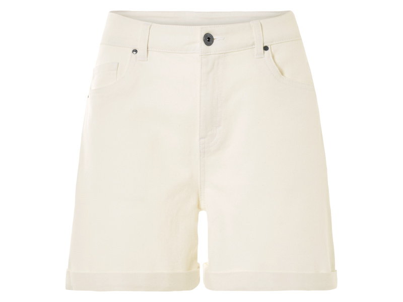 esmara® Dámské džínové šortky (bílá, 42)