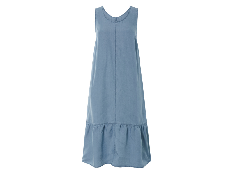 esmara® Dámské šaty, měkké a hebké (světle modrá, 36)