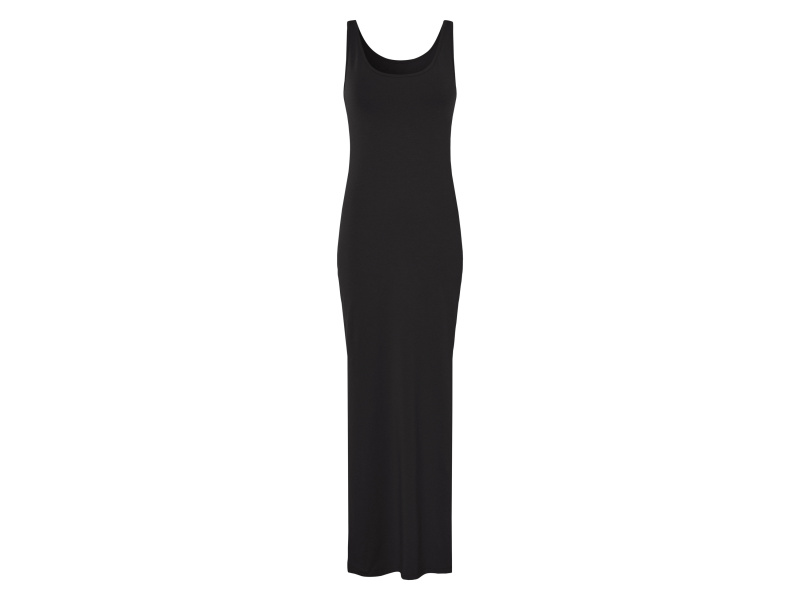 esmara® Dámské maxi šaty (černá, Xs(32/34))