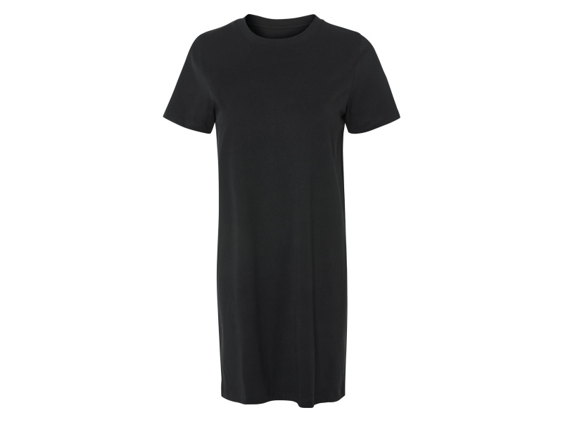 esmara® Dámské dlouhé triko s BIO bavlnou (černá, L(44/46))