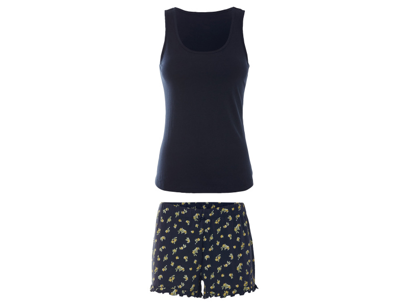 esmara® Dámské pyžamo (navy modrá, Xs(32/34))