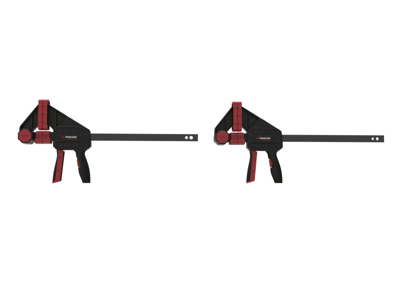 Parkside Performance® Jednoruční svorka, 1150 mm / Sada jednoručních svorek, 550 mm, 2dílná (sada jednoručních svorek 550 mm, 2dílná)