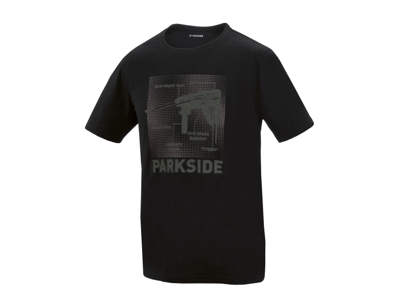 Parkside® Pánské triko s BIO bavlnou (černá, S (44/46))