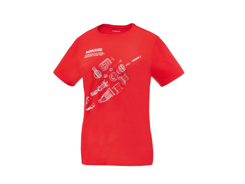 Parkside® Dámské triko s BIO bavlnou (červená, Xs(32/34))