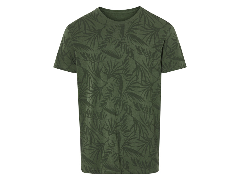 Livergy® Pánské triko, z čisté bavlny (zelená, XL (56/58))
