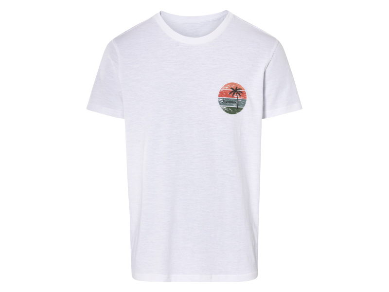 Livergy® Pánské triko, z čisté bavlny (bílá, XL (56/58))
