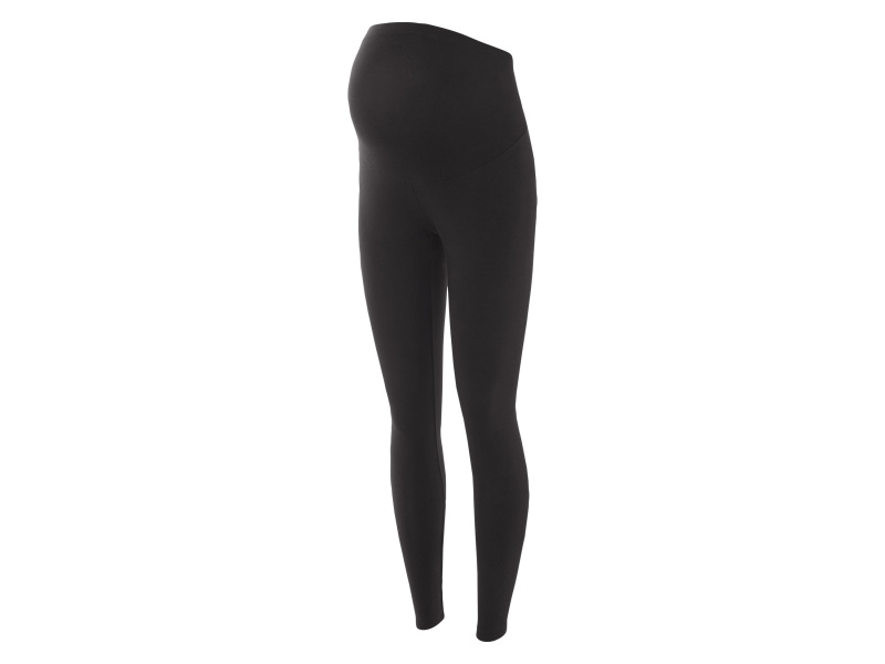 esmara® Dámské těhotenské legíny s BIO bavlnou (černá, Xs(32/34))