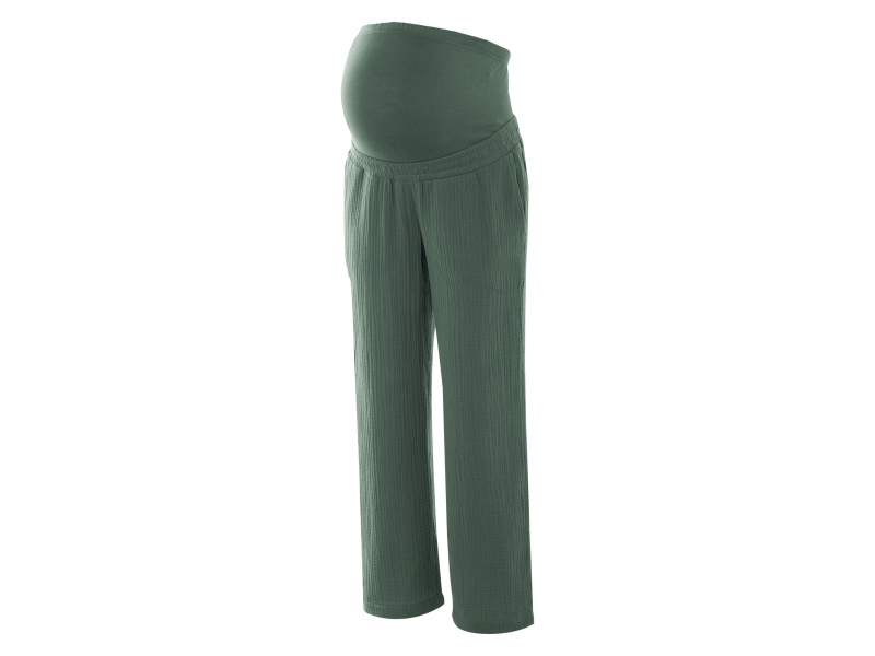 esmara® Dámské těhotenské kalhoty (zelená, S(36/38))