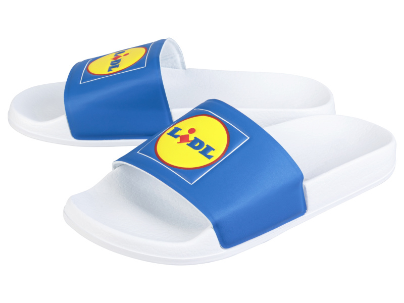 Dámské pantofle Lidl (modrá/bílá, 36)