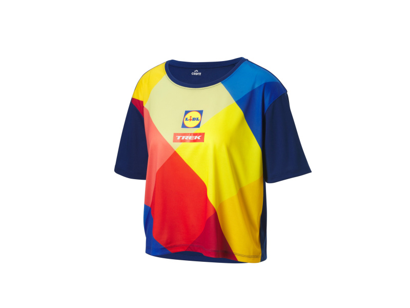 Crivit Dámské funkční triko Lidl-Trek (modrá/červená/žlutá, L (44/46))