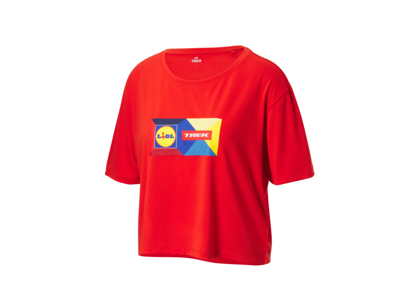 Crivit Dámské funkční triko Lidl-Trek (červená, L (44/46))