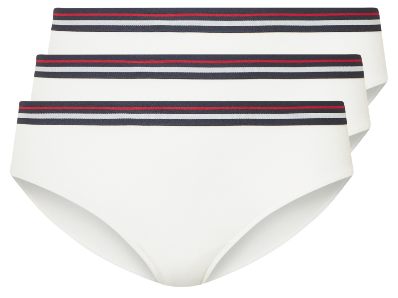 esmara® Dámské kalhotky, 3 kusy (bílá, L (44/46))