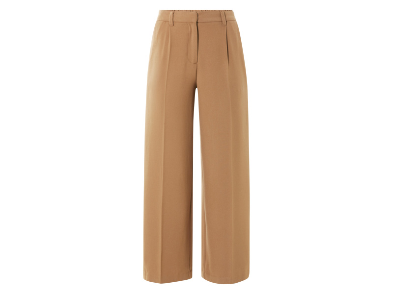 esmara® Dámské kalhoty "Wide Leg" (koňaková, 44)