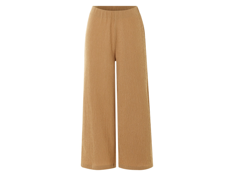esmara® Dámské kalhoty "Wide Leg" (hnědá, L (44/46))